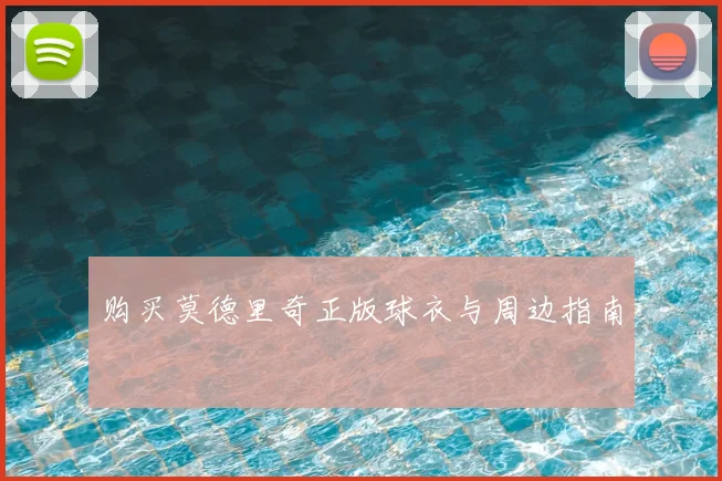 购买莫德里奇正版球衣与周边指南